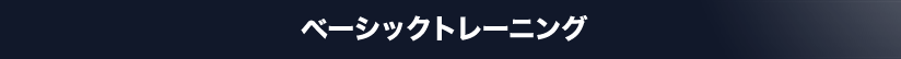 べーシックトレーニング